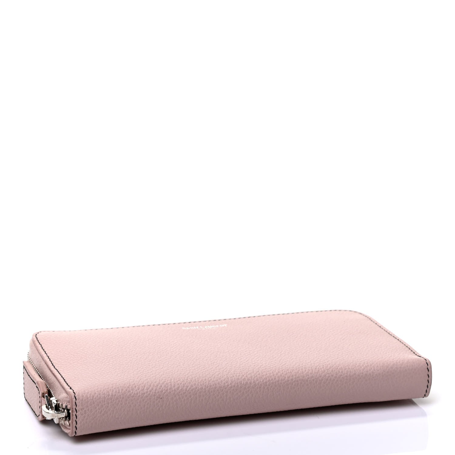 Saint Laurent Calfskin Classic Zip Around Continental Wallet Dusty Rose 3 of 4