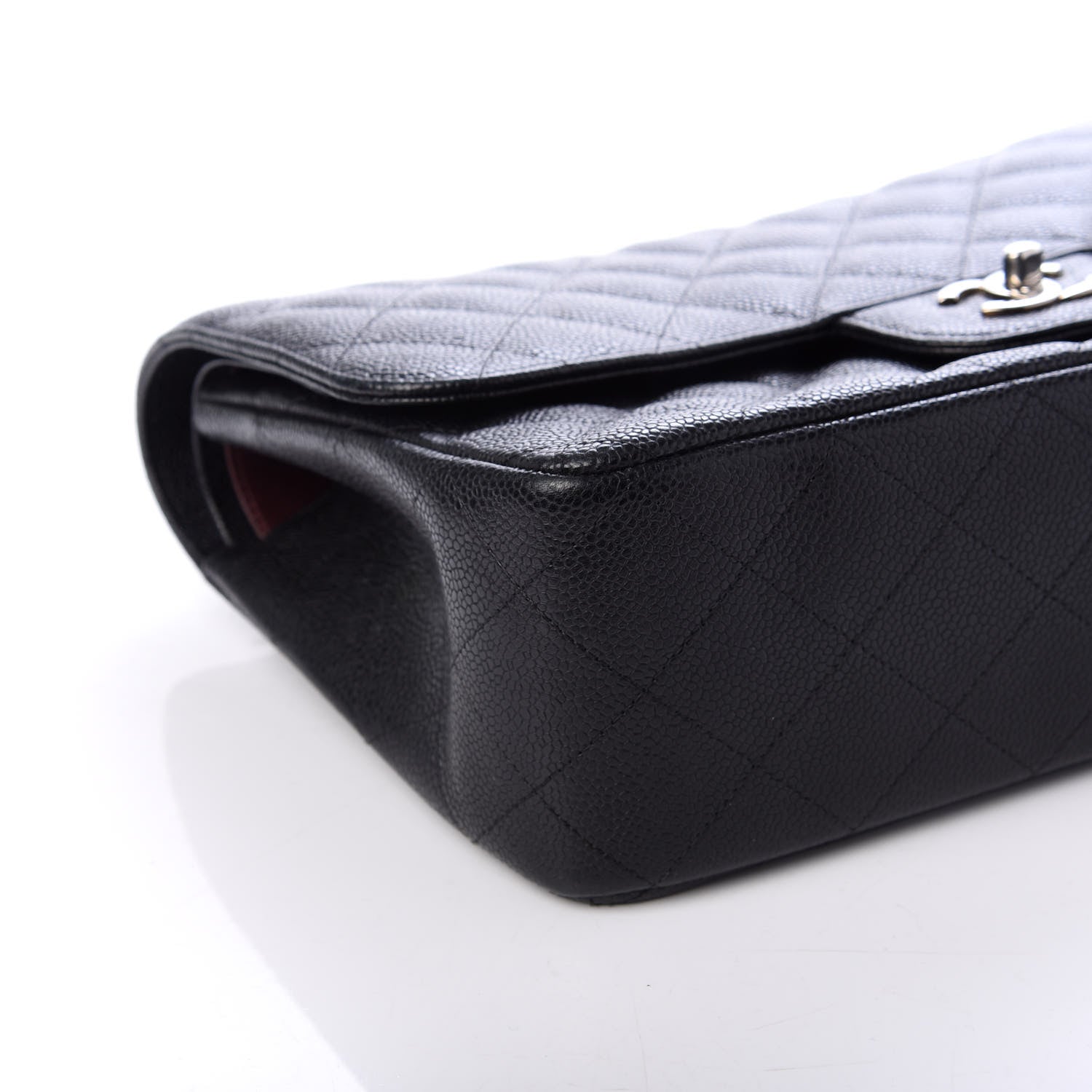 Chanel Caviar Quilted Jumbo Double Flap Black 9 of 11