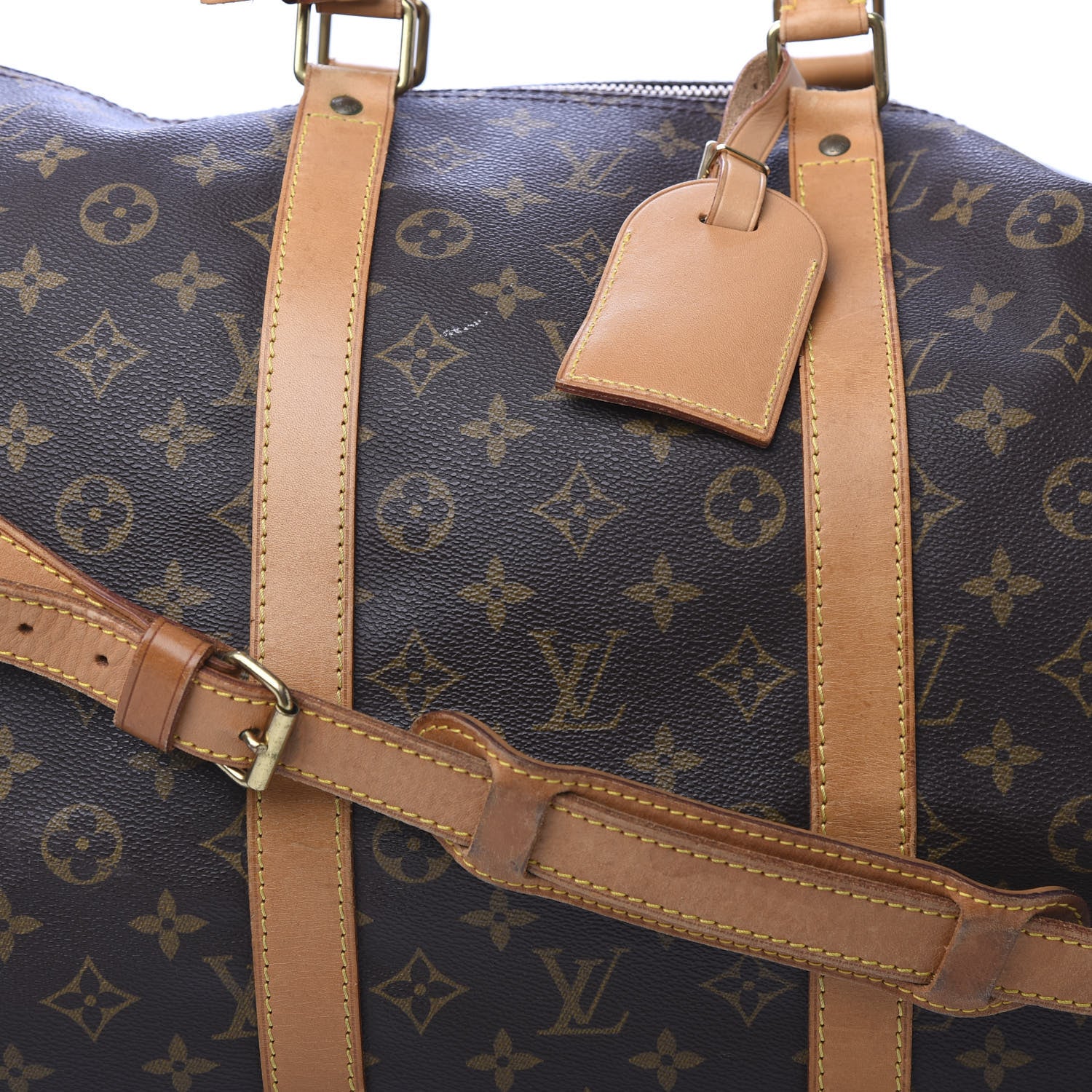 Louis Vuitton Monogram Keepall Bandouliere 55 9 of 9
