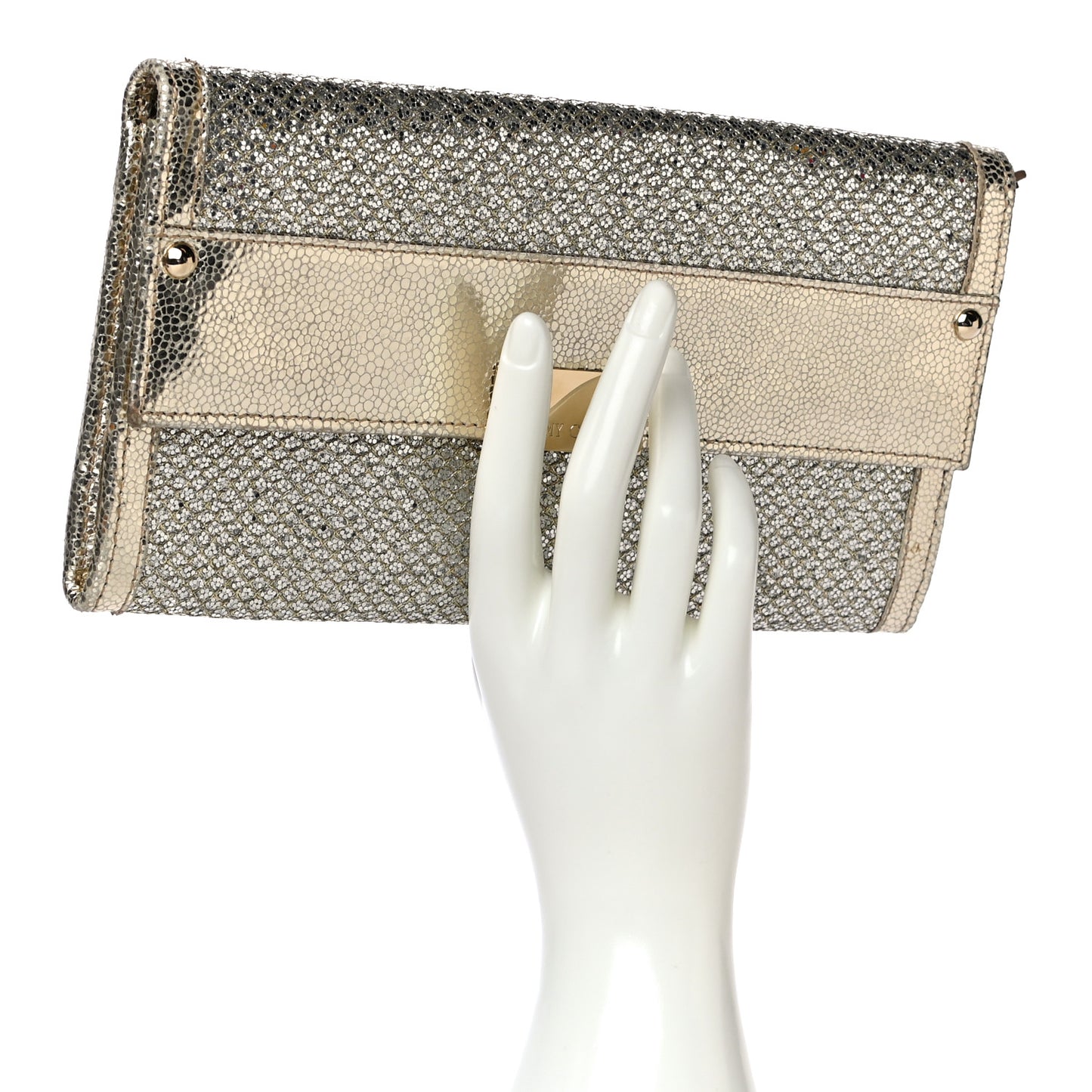 Glitter Fabric Reese Clutch Wallet Metallic