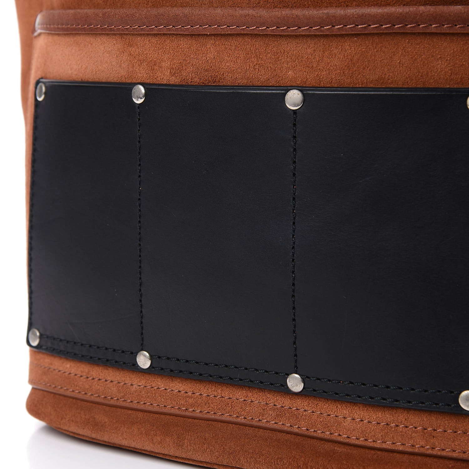 Alexander Wang Suede Calfskin Mason Tote Brown Black 13 of 13
