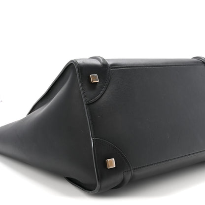 Celine Smooth Calfskin Mini Luggage Black 9 of 10