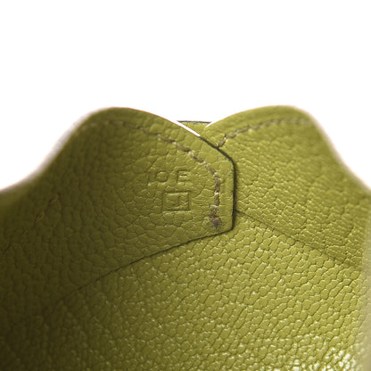 Hermes Chevre Mysore Envelope Wallet Vert Anis 7 of 8