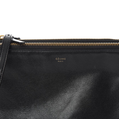 Celine Lambskin Small Trio Crossbody Bag Black 12 of 13