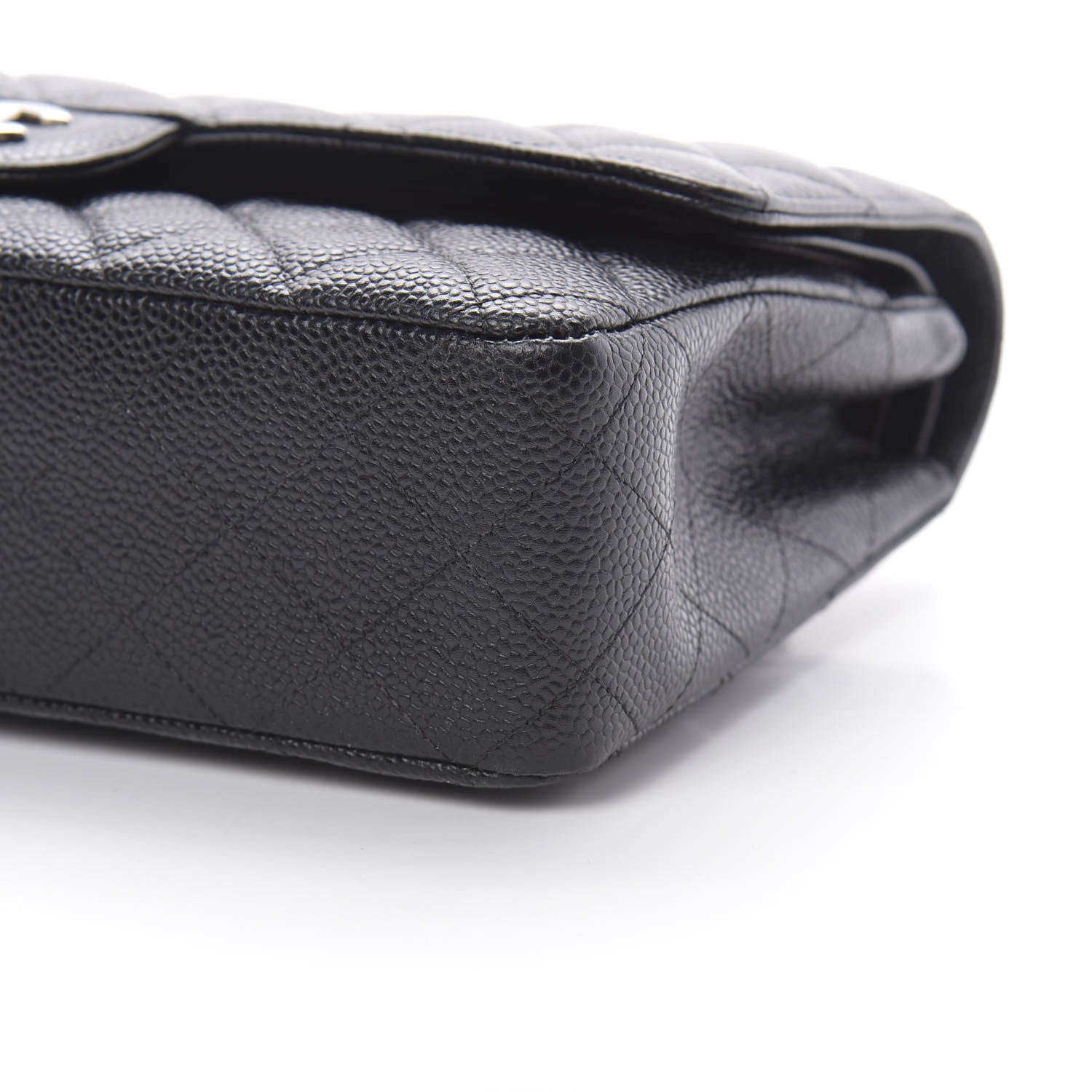 Chanel Caviar Quilted Medium Double Flap Black 10 of 10