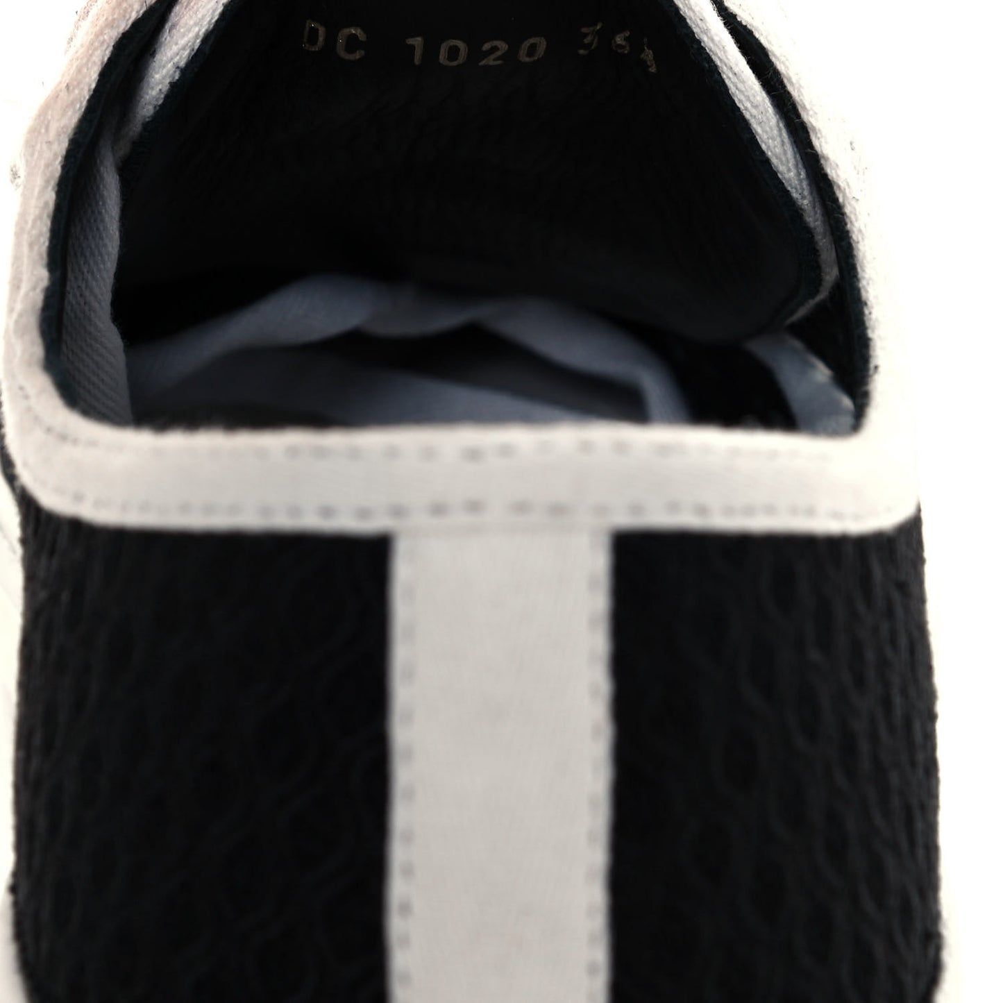 Resille Embroidered Walk'N'Dior Low Top Sneakers 36.5 Black