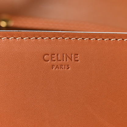 Celine Natural Calfskin Triomphe Strap Bag Tan 7 of 11