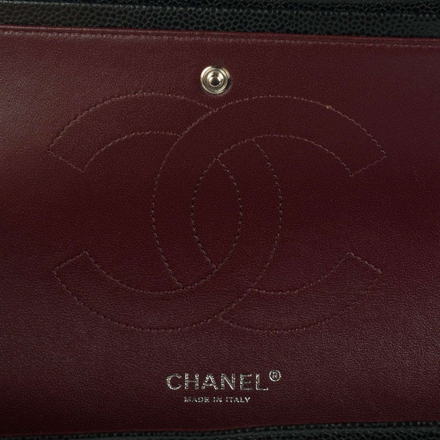 Chanel Caviar Quilted Jumbo Double Flap Black 7 of 9