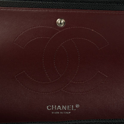 Chanel Caviar Quilted Jumbo Double Flap Black 7 of 9