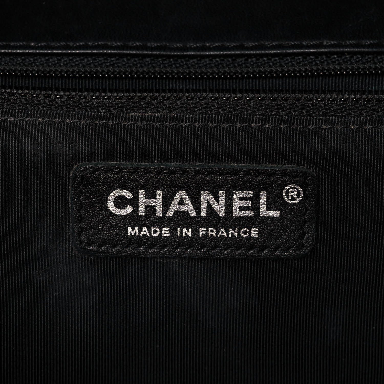 Chanel Lambskin Chevron Quilted Single Flap Black 5 of 11