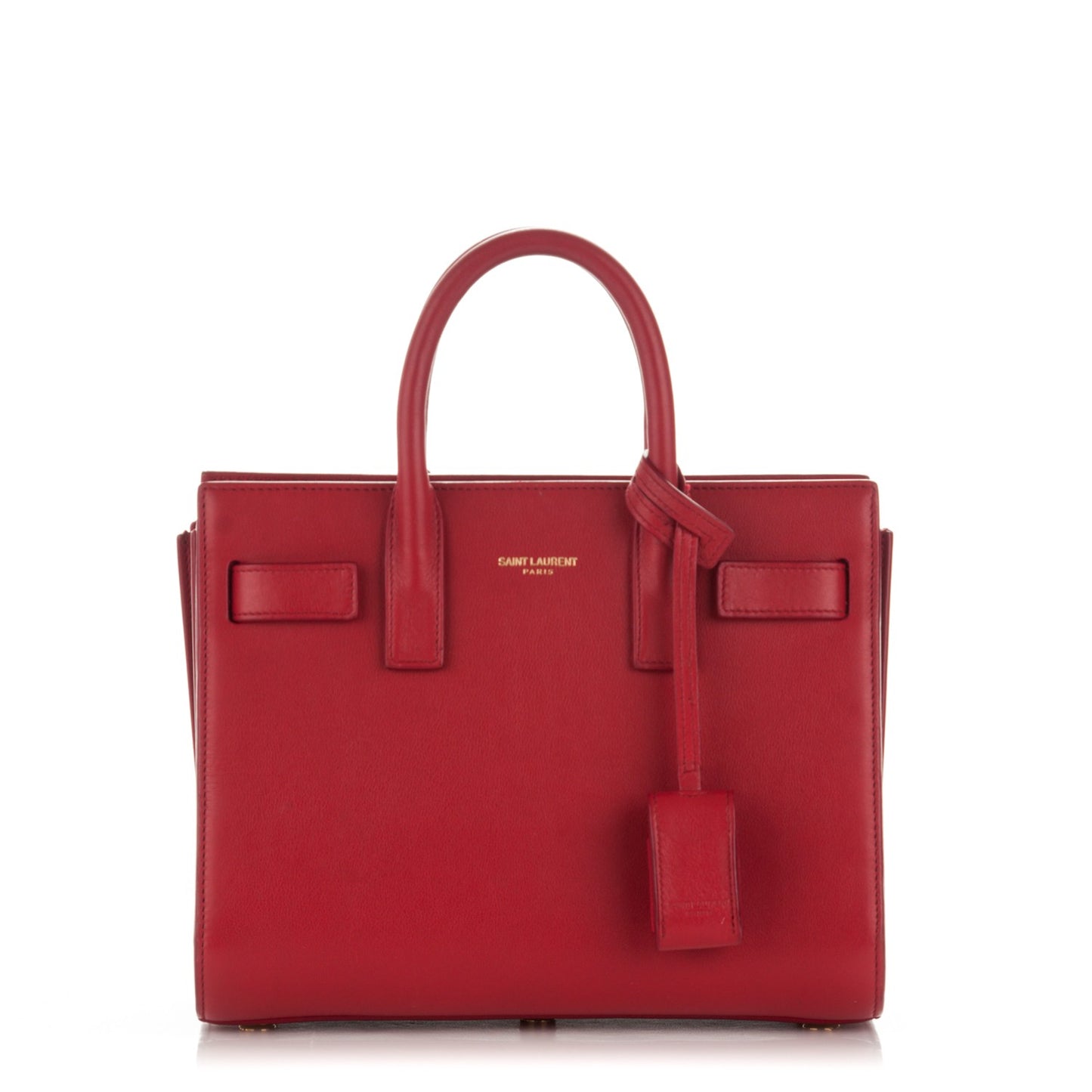 Calfskin Nano Sac De Jour Lipstick Red