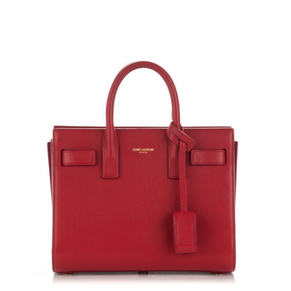 Saint Laurent Calfskin Nano Sac De Jour Lipstick Red 1 of 6