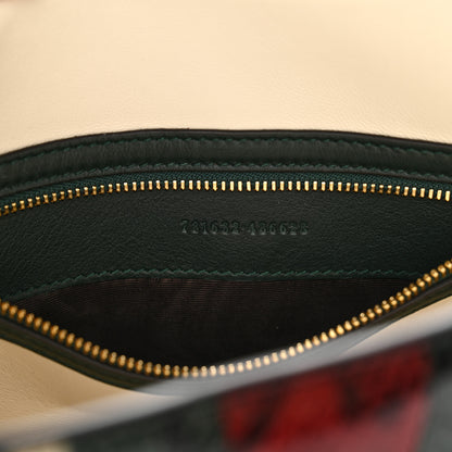 Gucci Snakeskin Web Small Jackie 1961 Hobo Green 5 of 9