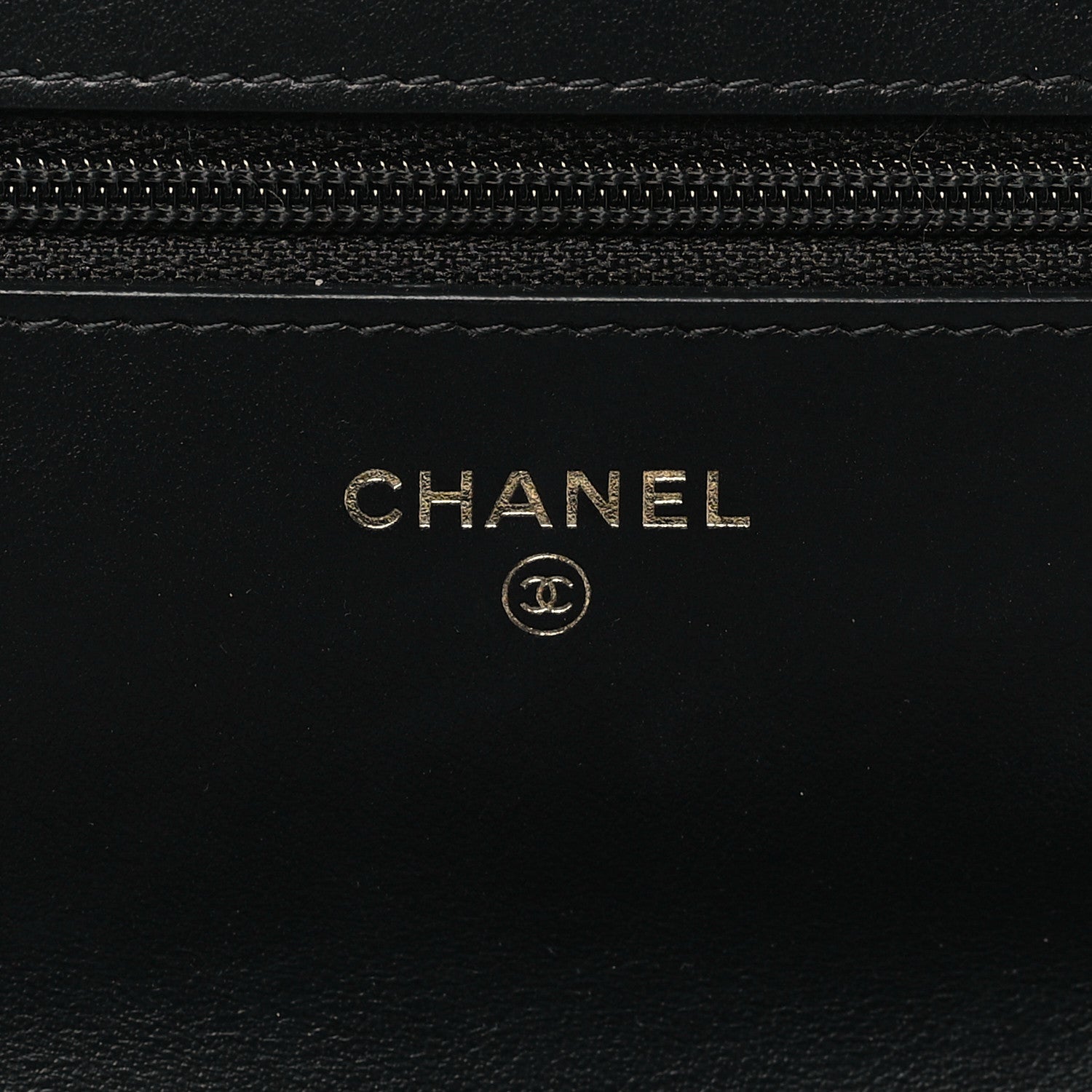 Chanel Tweed Quilted Chanel 19 Wallet On Chain WOC Black White 8 of 13