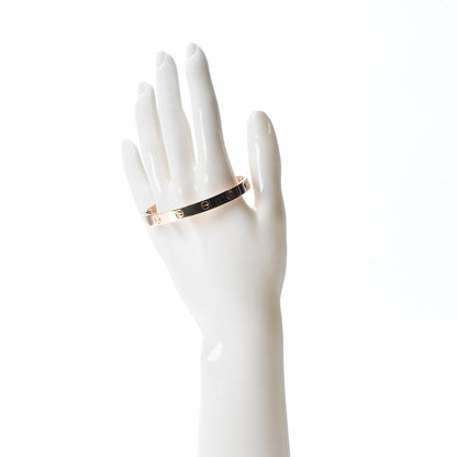 Cartier 18K Pink Gold LOVE Bracelet 17 2 of 11