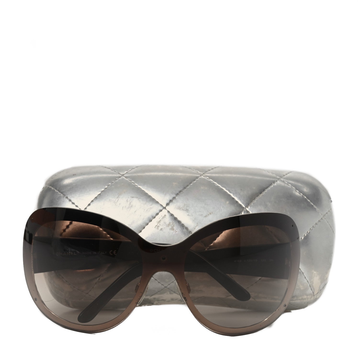 Chanel Acetate Quilted CC Sunglasses 4159 Brown 7 of 7