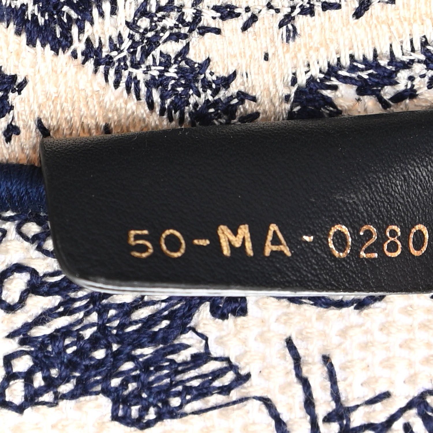 Christian Dior Canvas Embroidered Medium Dioriviera Toile De Jouy Book Tote Blue 7 of 10