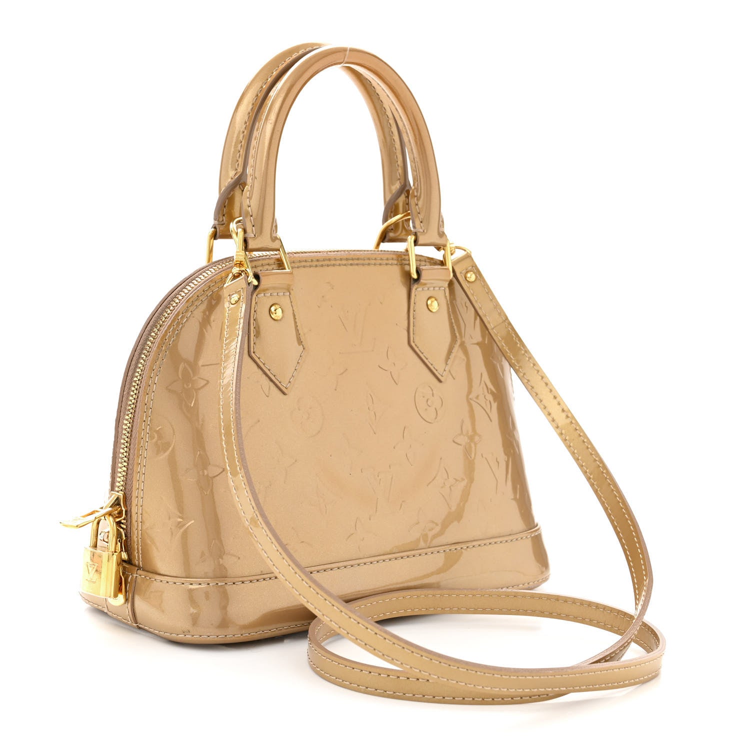 Louis Vuitton Vernis Alma BB Galet 3 of 13