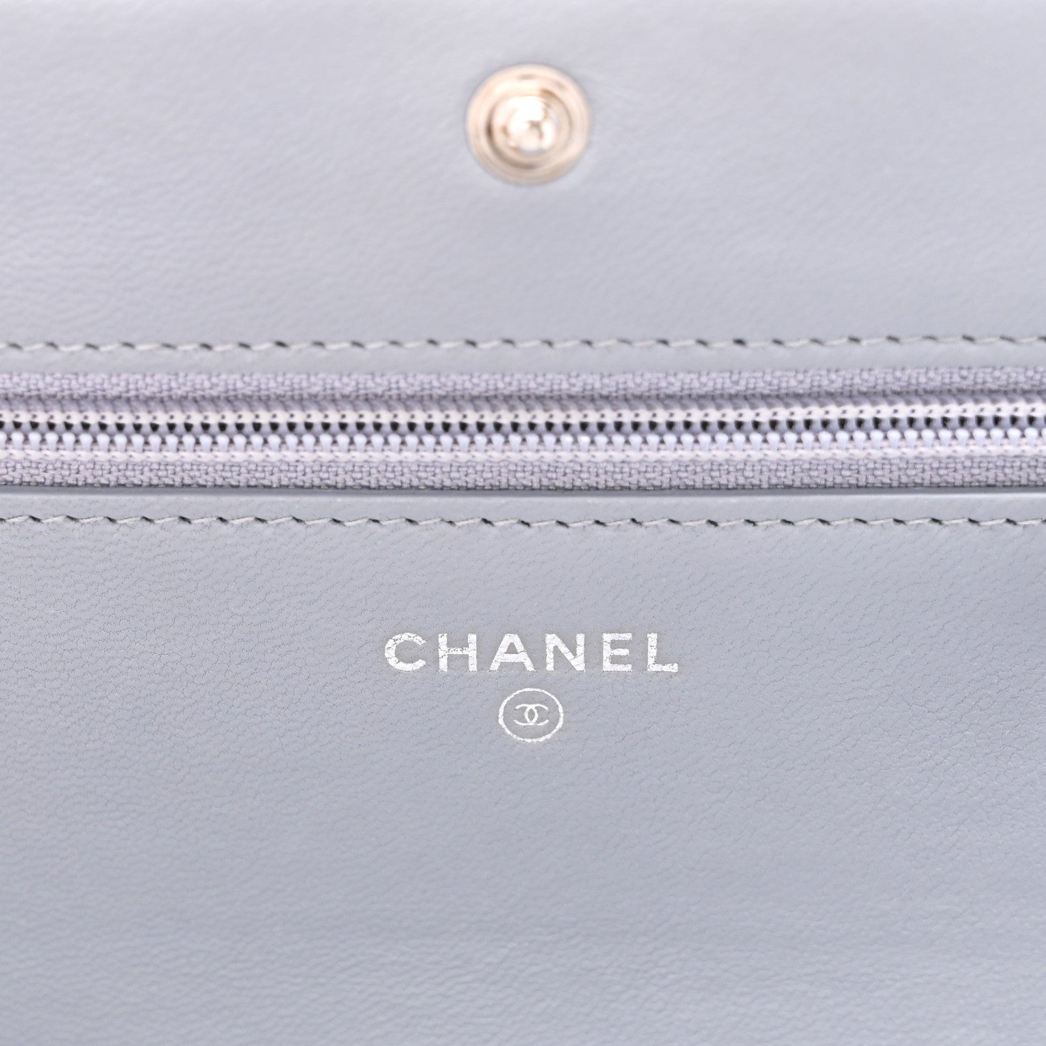 Chanel Canvas Quilted Fluo Boy Wallet On Chain WOC Dark Navy Fuchsia Grey 6 of 11