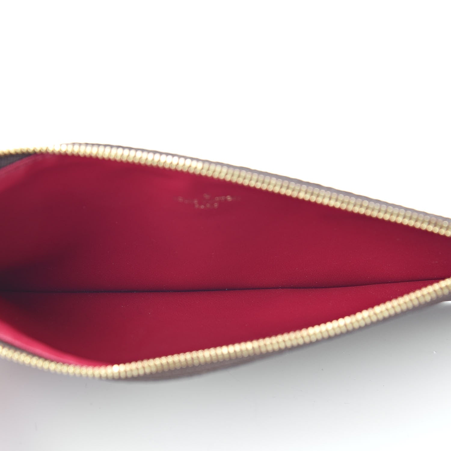 Louis Vuitton Monogram Felicie Chain Wallet Zippered Insert Fuchsia 5 of 8