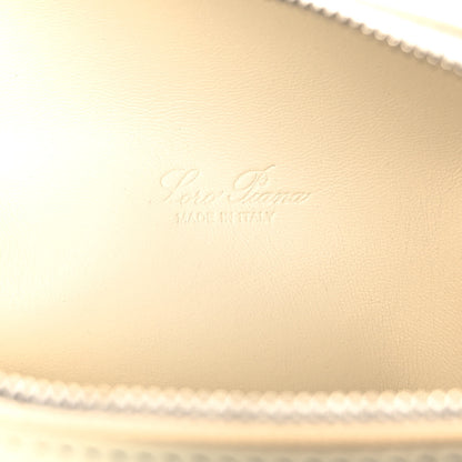Loro Piana Grained Calfskin L19 Extra Pocket Pouch Whisper White 6 of 10