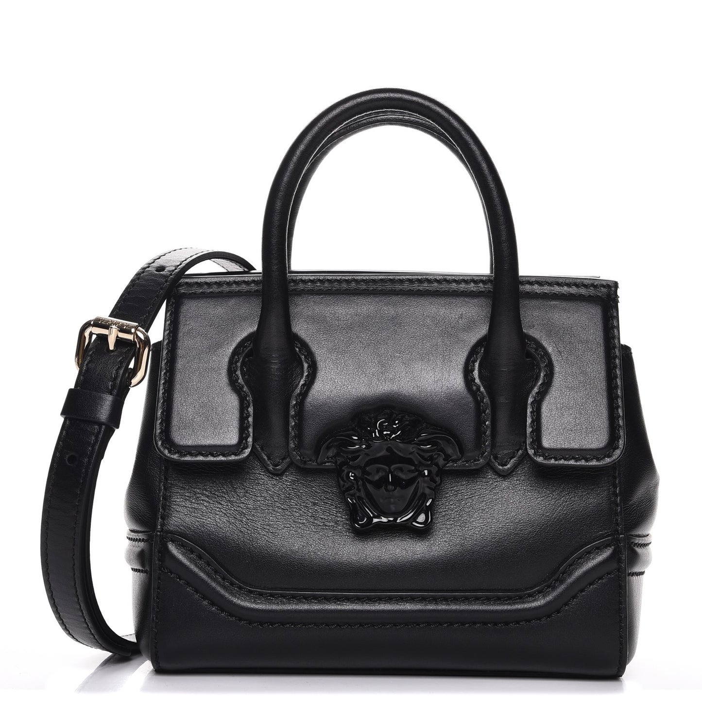 Calfskin Small Palazzo Empire Bag Black