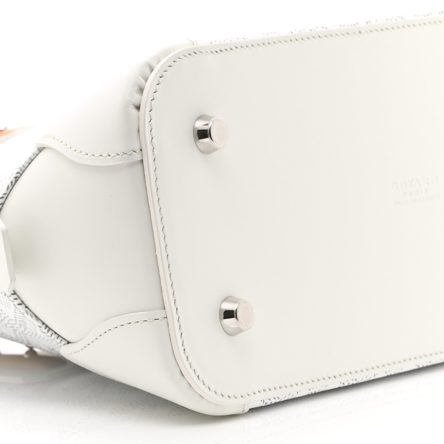 Goyard Goyardine Mini Vendome White 1735150 – FASHIONPHILE