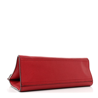 Gucci Cellarius Calfskin Mini GG Marmont Top Handle Bag Vulcanic Red 4 of 11