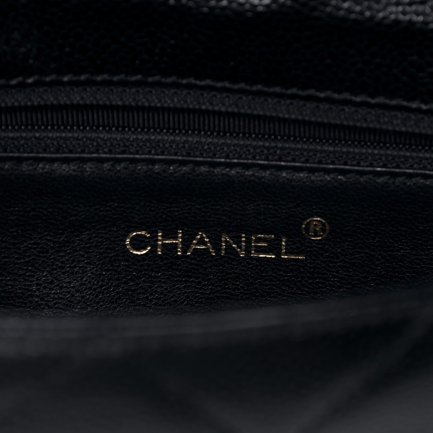 Caviar Quilted Medium Single Flap Black