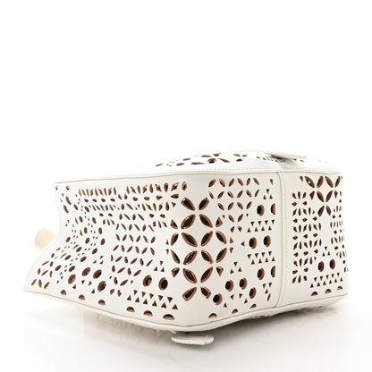 Alaia Lux Calfskin Vienne Rose-Marie 19 Bag White 5 of 10