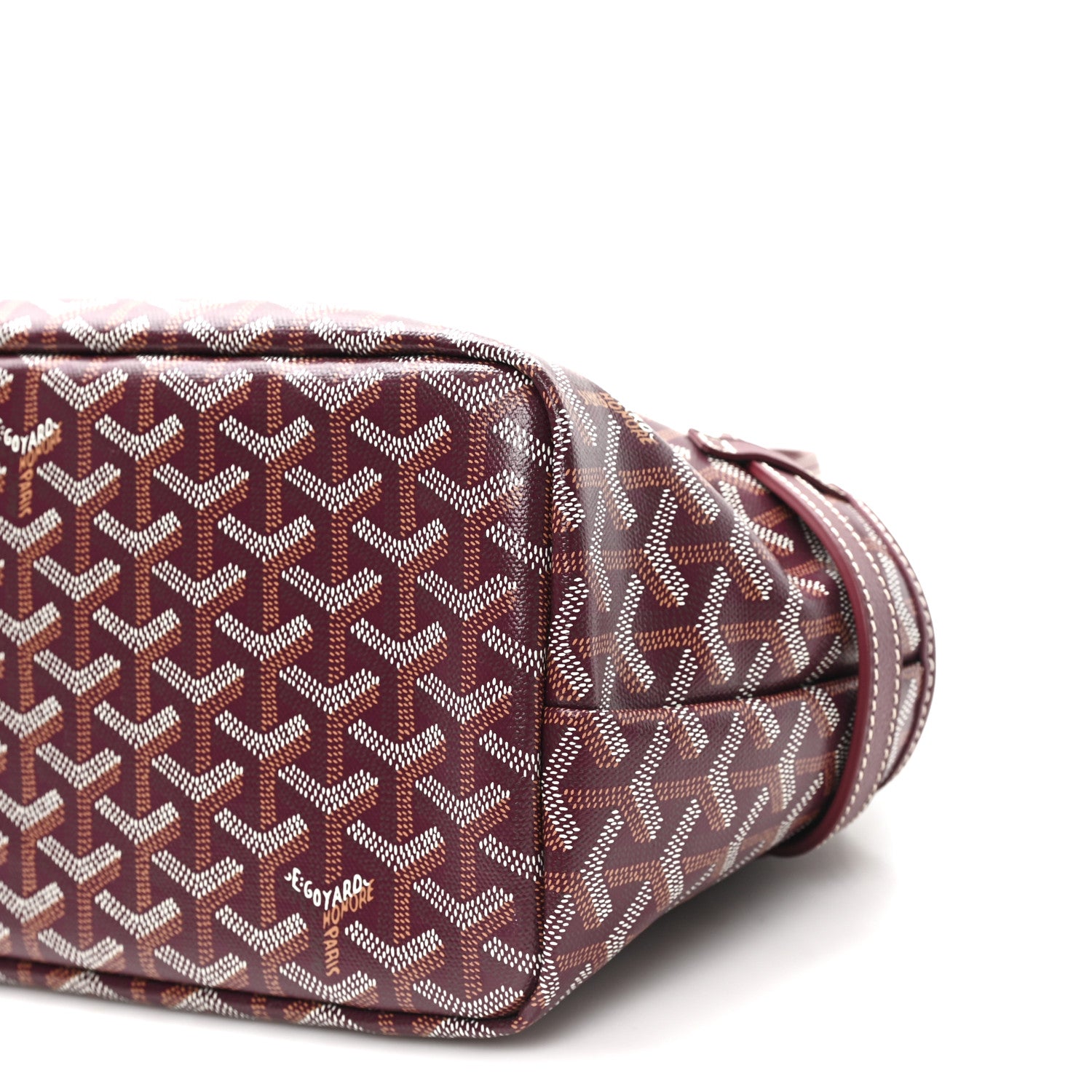 Goyard Goyardine Chien Gris Bag Burgundy 9 of 9