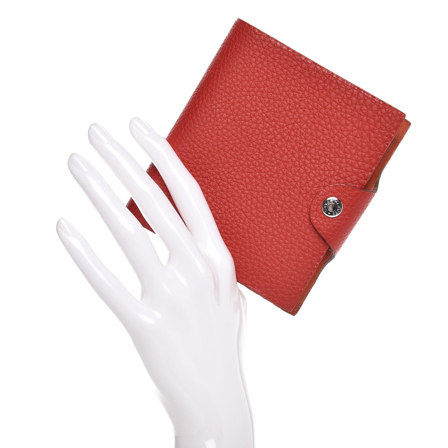 Taurillon Clemence Ulysse Mini Notebook Rouge Casaque