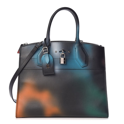 Louis Vuitton Calfskin Hologram City Steamer MM 1 of 10