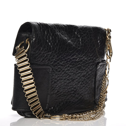 Givenchy Pebbled Lambskin Melancholia Shoulder Bag Black 3 of 7