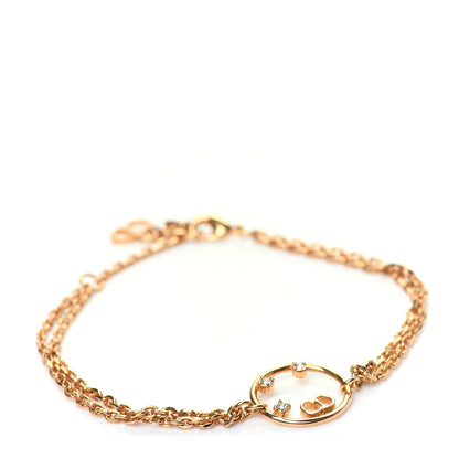 Christian Dior Metal Crystal Bracelet Gold 1 of 3