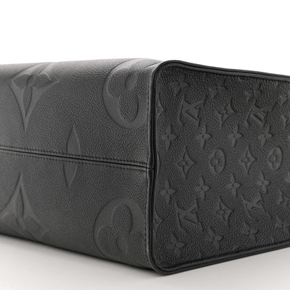 Louis Vuitton Empreinte Monogram Giant Onthego MM Black 9 of 9