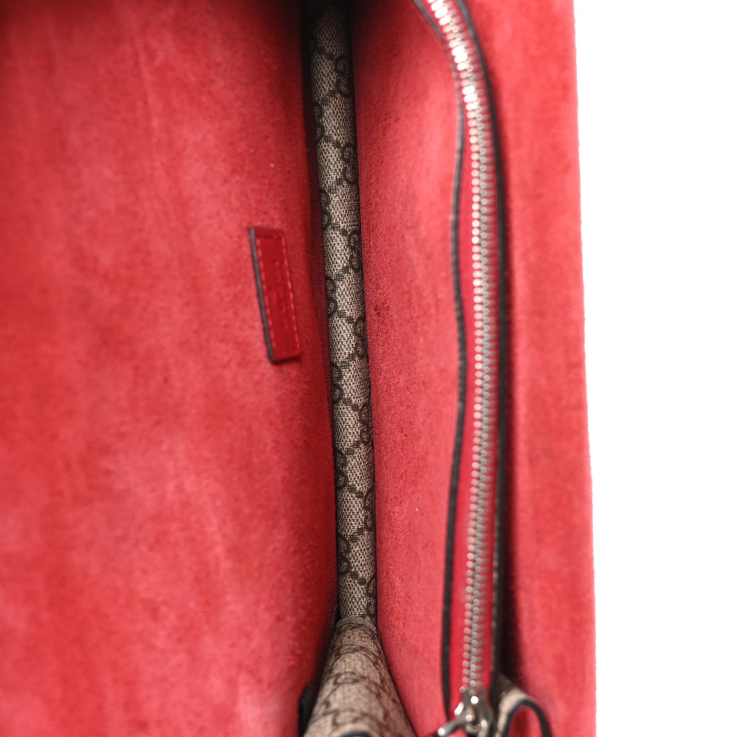 Gucci GG Supreme Monogram Small Dionysus Shoulder Bag Red 5 of 10
