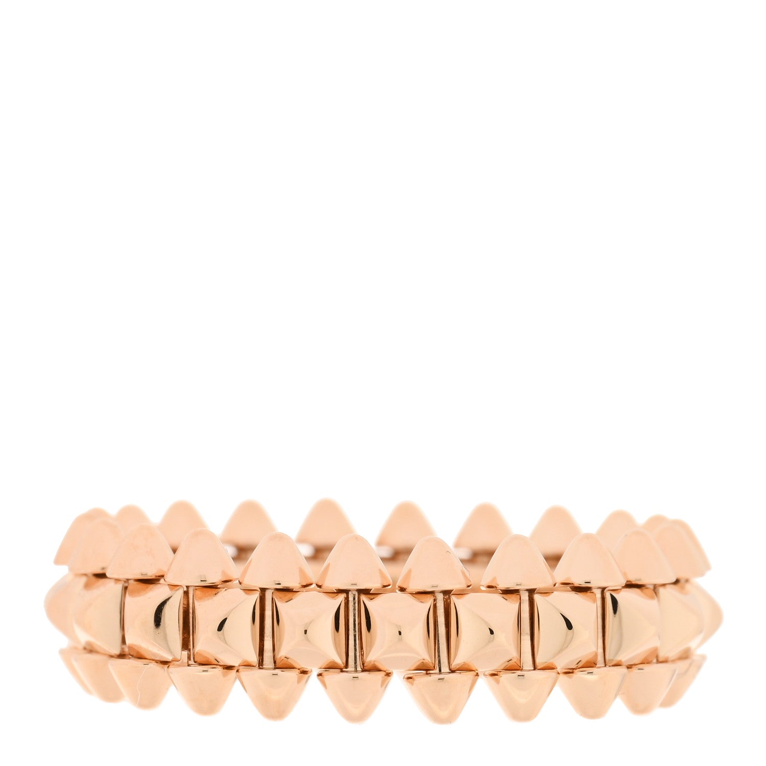 Cartier 18K Pink Gold SM Clash De Cartier Ring 53 6.25 1 of 5