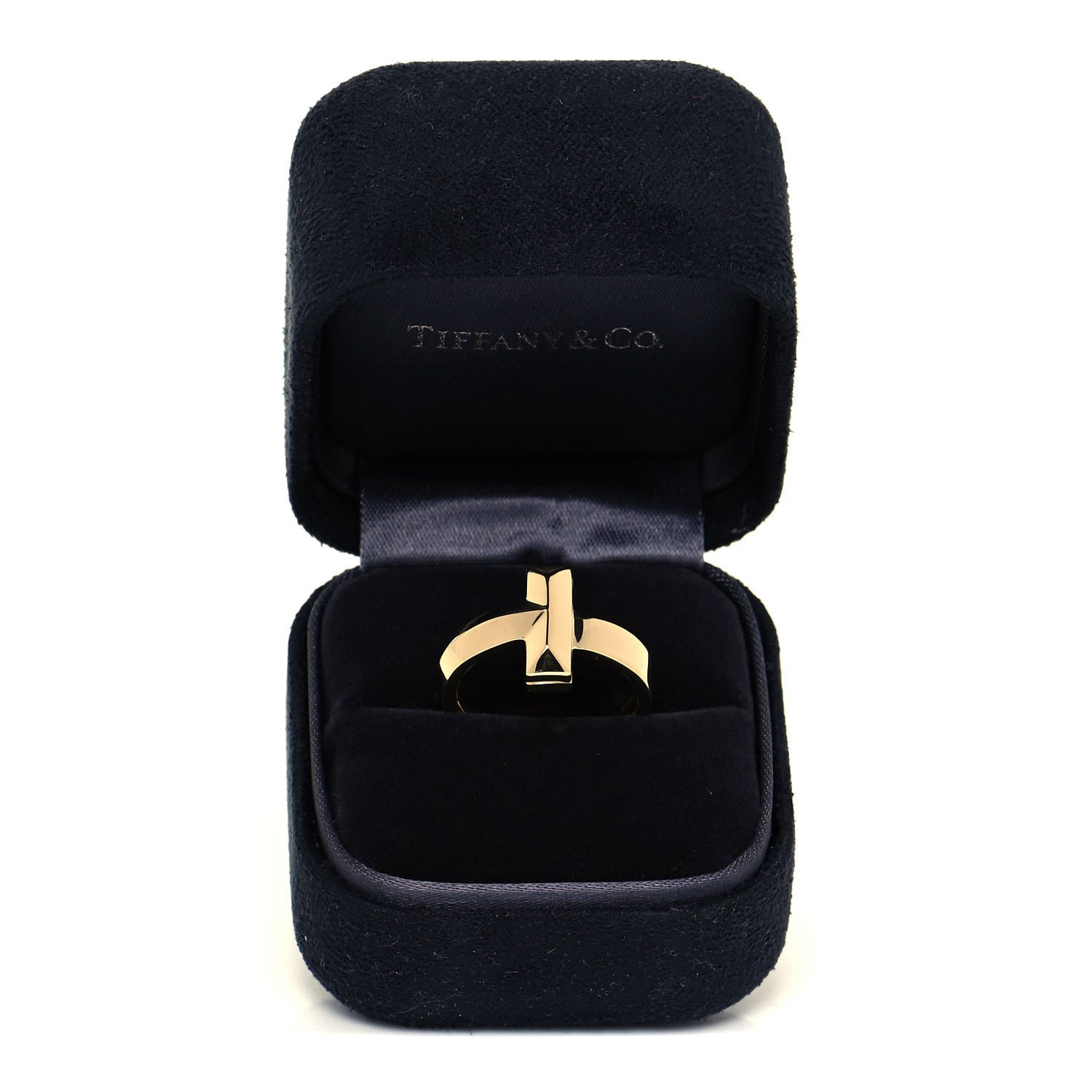 Tiffany 18K Yellow Gold 4.5mm T T1 Ring 52 6 5 of 5