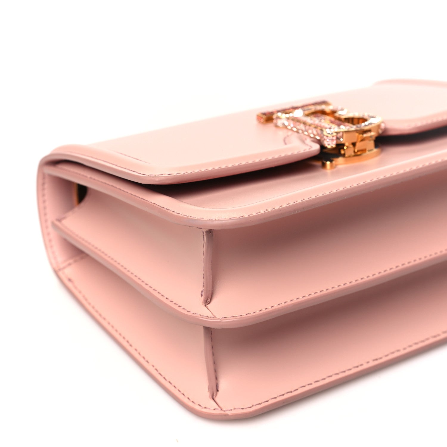 Burberry Calfskin Crystal Mini TB Bag Dusky Dusky Pink 10 of 13