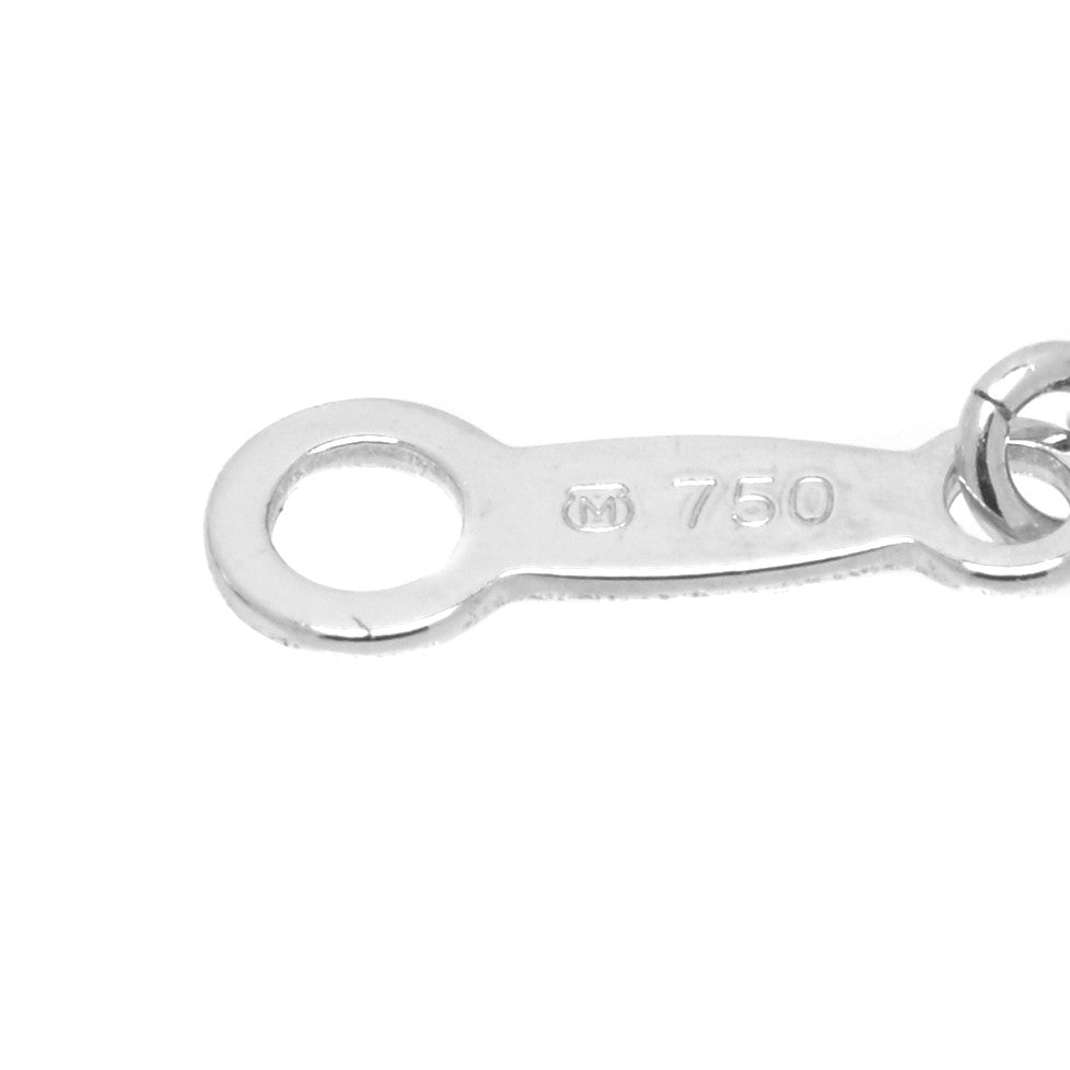 18K White Gold 5.2-5.4mm Akoya Pearl Station Bracelet