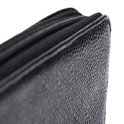 Chanel Caviar Large Timeless CC Zip Around Wallet Black 7 of 12