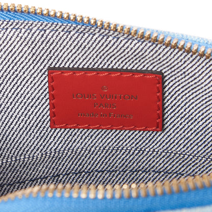 Louis Vuitton Denim Damier Monogram Patchwork Alma BB 7 of 8