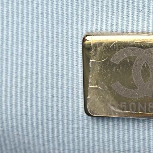 Chanel Lambskin Quilted Medium Chanel 19 Flap Light Blue 7 of 10