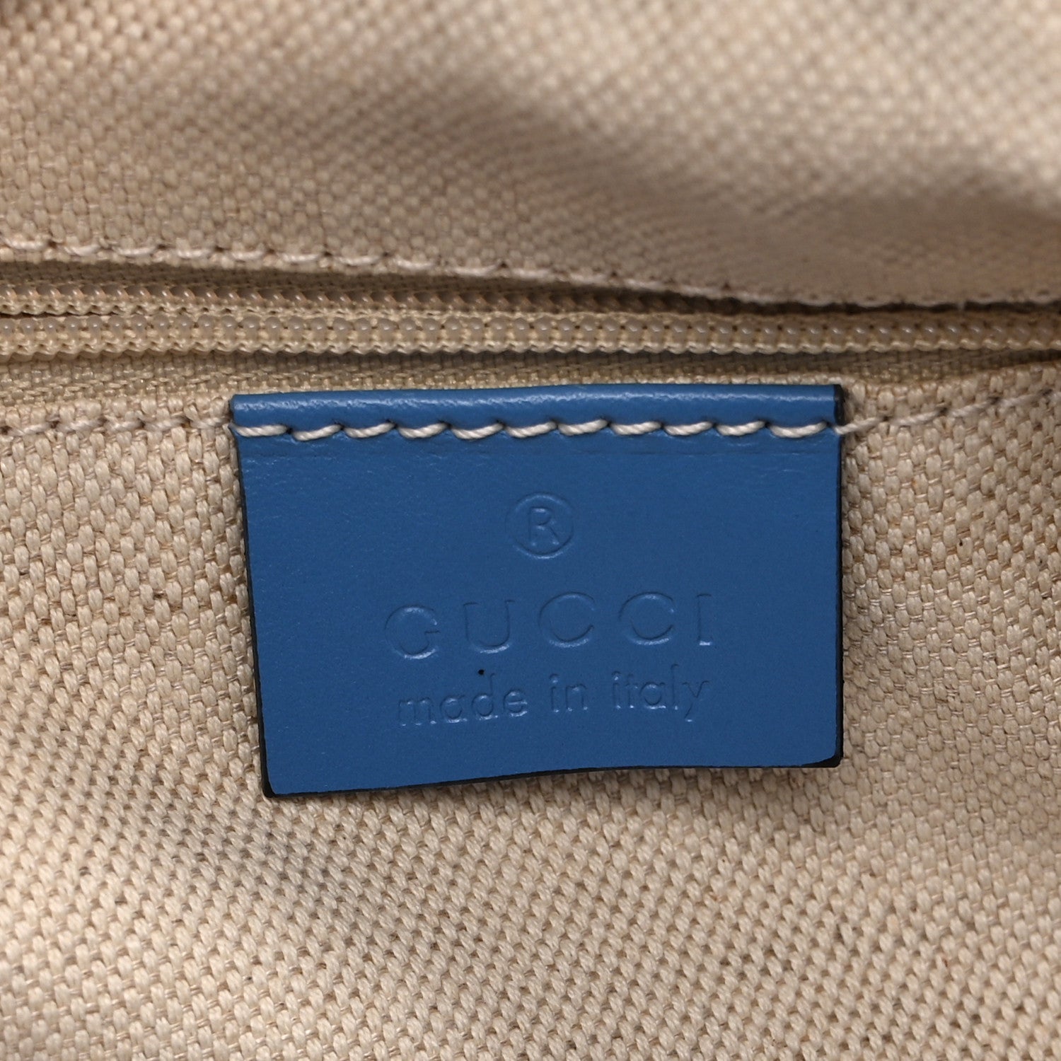 Gucci Monogram Medium Sukey Hobo Blue 6 of 11