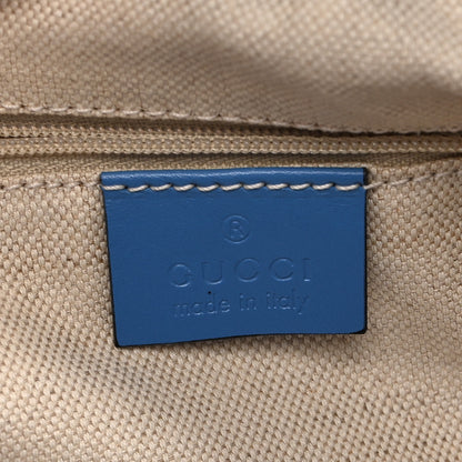 Gucci Monogram Medium Sukey Hobo Blue 6 of 11