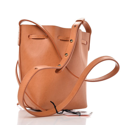 Mansur Gavriel Calfskin Mini Mini Bucket Bag Cammello Rosa 3 of 8
