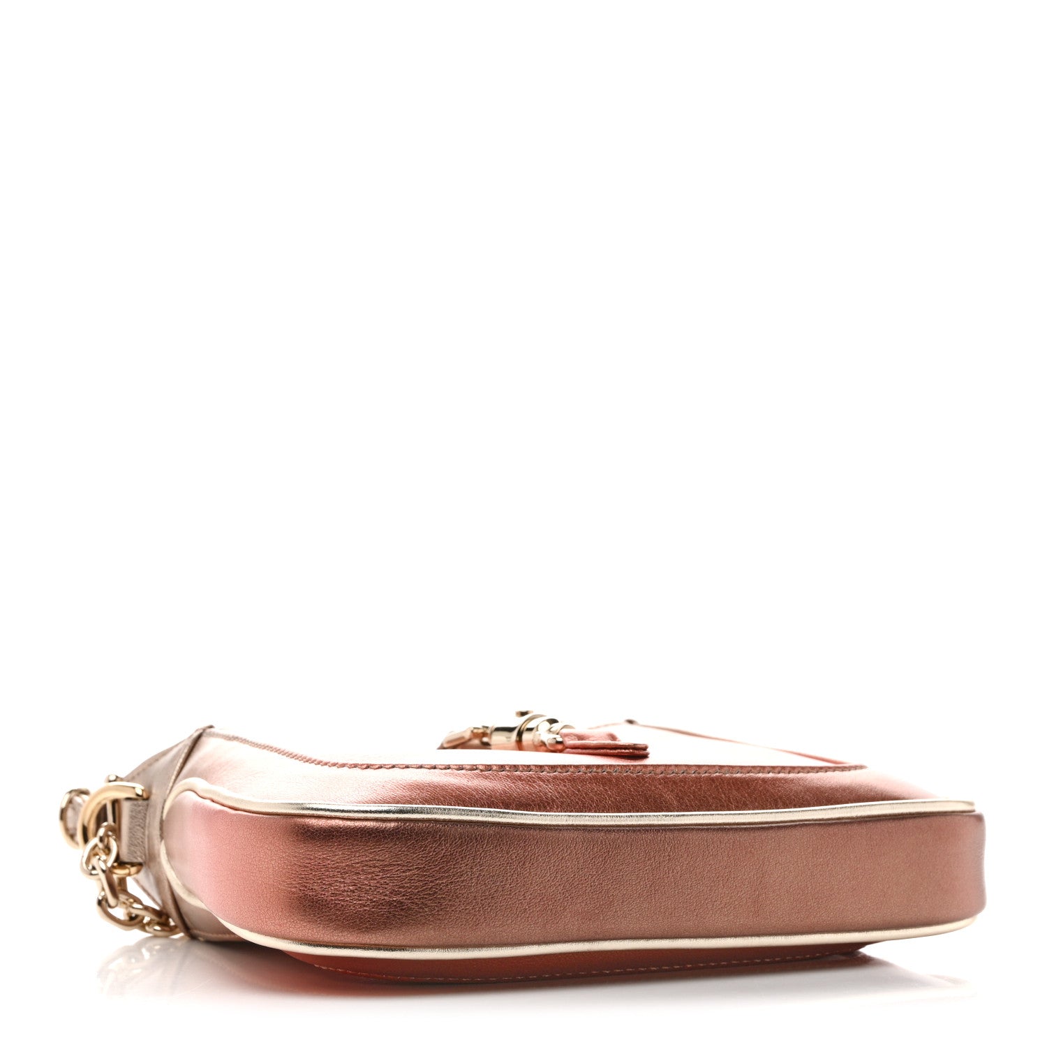 Gucci Metallic Faded Nappa Mini Jackie 1961 Copper 4 of 11