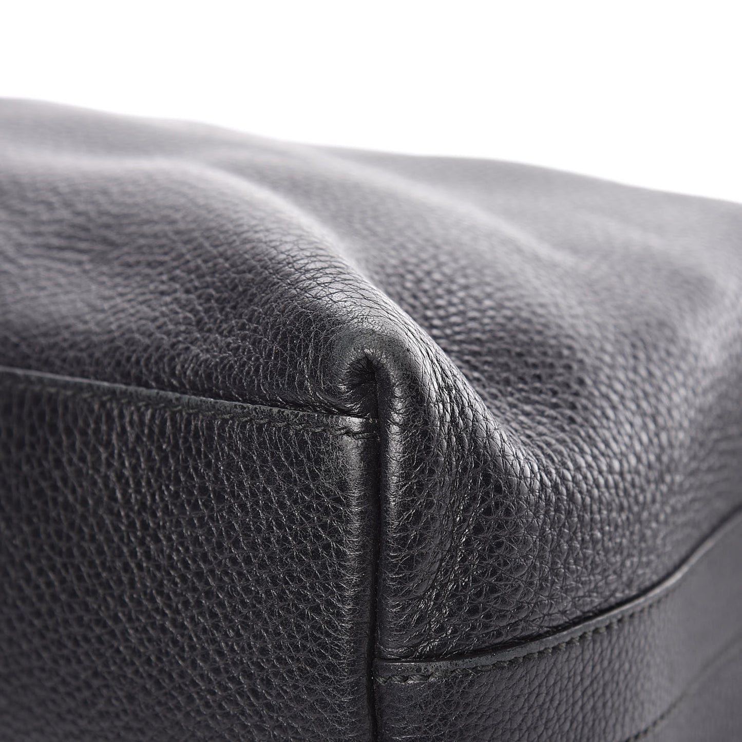Pebbled Calfskin Small Miss GG Hobo Black