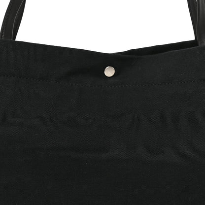 The Row Cotton Twill Idaho Shoulder Bag Black 6 of 8